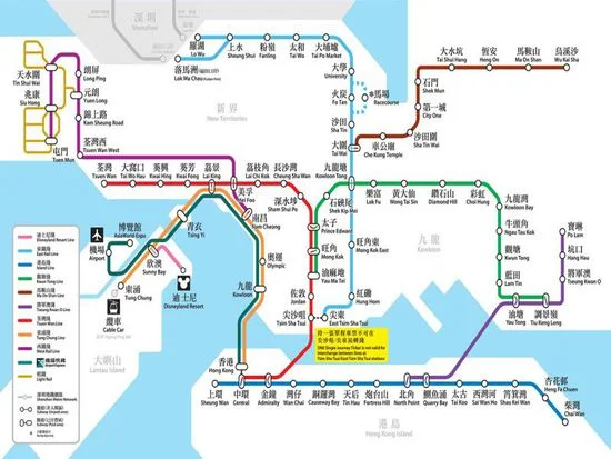 香港地铁的铁路系统（香港轨道交通线网结构）3