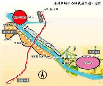 北京市郊铁路S6线的规划站点（地铁通怀柔规划s6）2