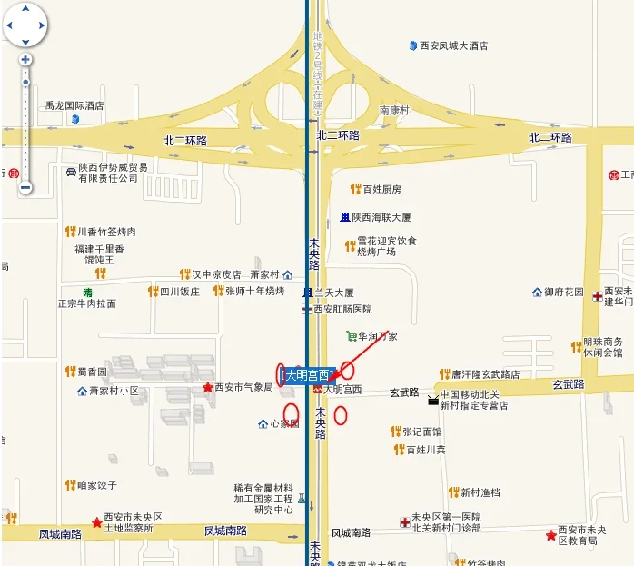 西安地铁二号线的大明宫西站就是大明宫吗（大明宫西站地铁站）2