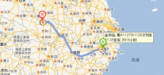 金华有几个高铁站（金华到襄阳的高铁）2