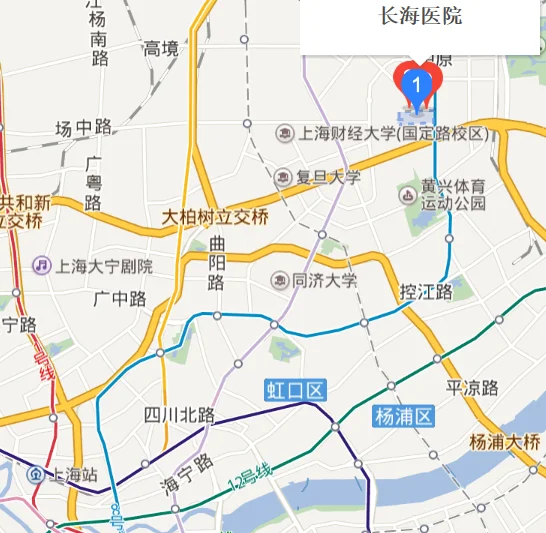 长海医院地铁几号线（离长海医院最近的地铁站）2