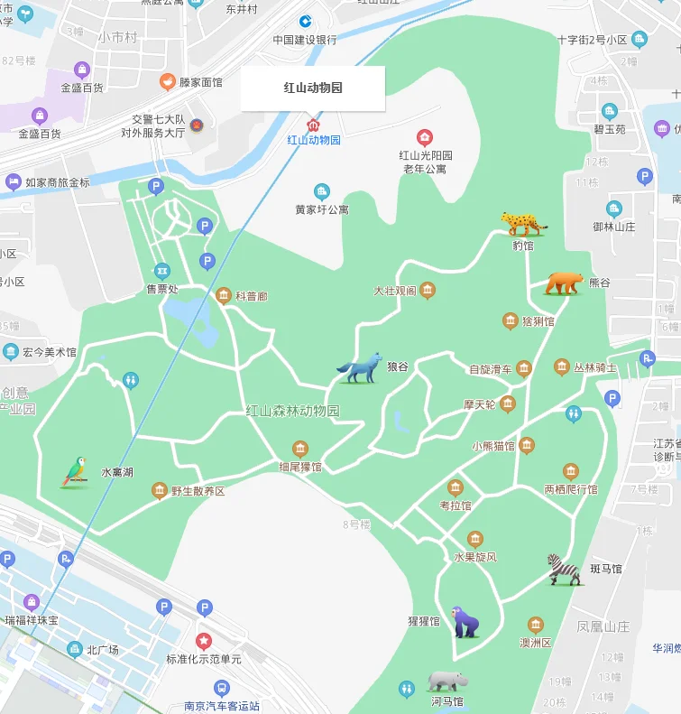 乘南京地铁三号线到红山森林动物园怎么走（到南京红山动物园坐几号地铁）