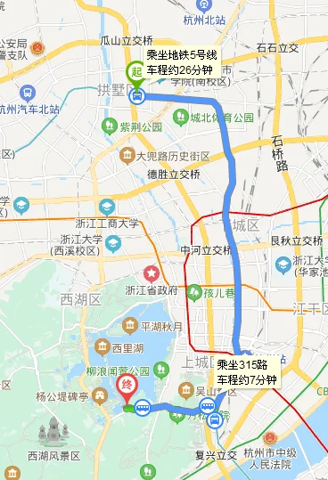 坐地铁怎么到杭州西湖（苏堤附近地铁站）