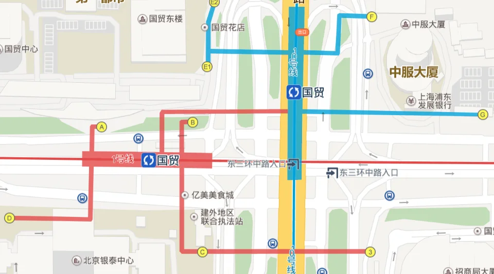国贸地铁出口示意图（国贸三期国贸地铁哪个出口）2