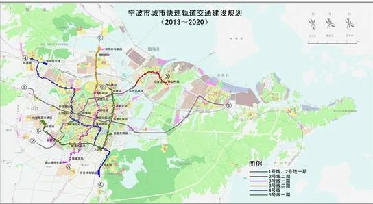 宁波地铁四号线路线（宁波市轨道交通4号线勘察）3
