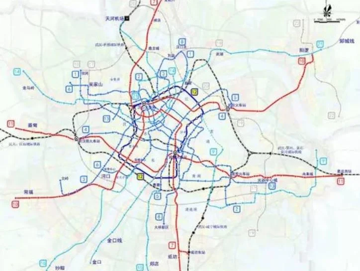武汉地铁10号线最新线路图(武汉市地铁10号线路图)2