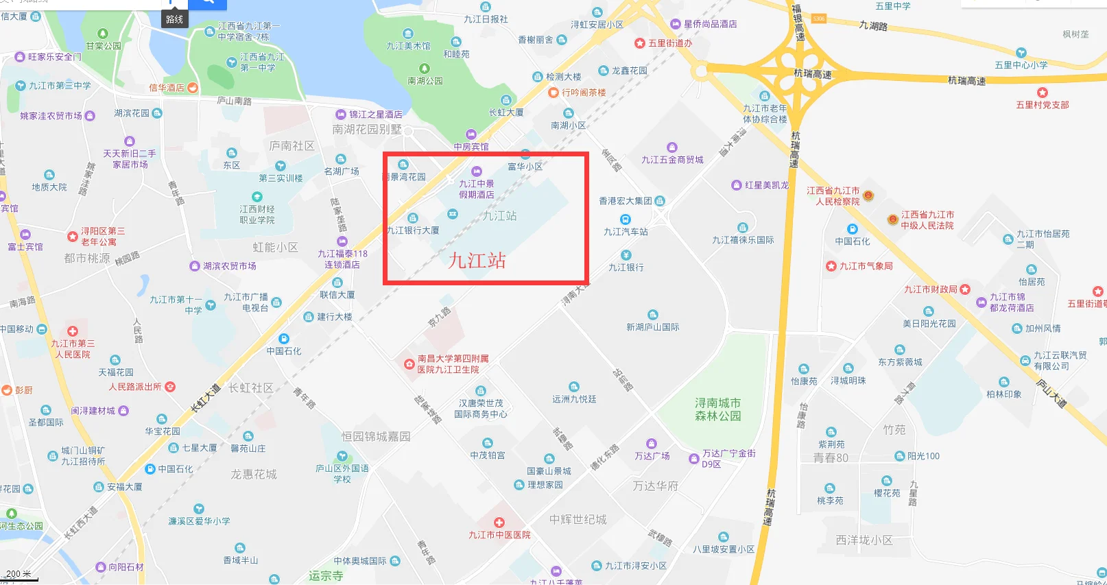 九江市区的高铁站是哪个啊（九江市铁路）2