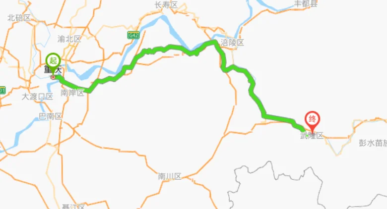 重庆轻轨10号线的线路（重庆地铁10号线南广场）7