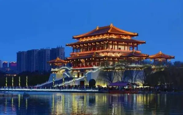 西安凤城坐地铁几号线到大唐芙蓉园(西安地铁大唐芙蓉园壁画)3