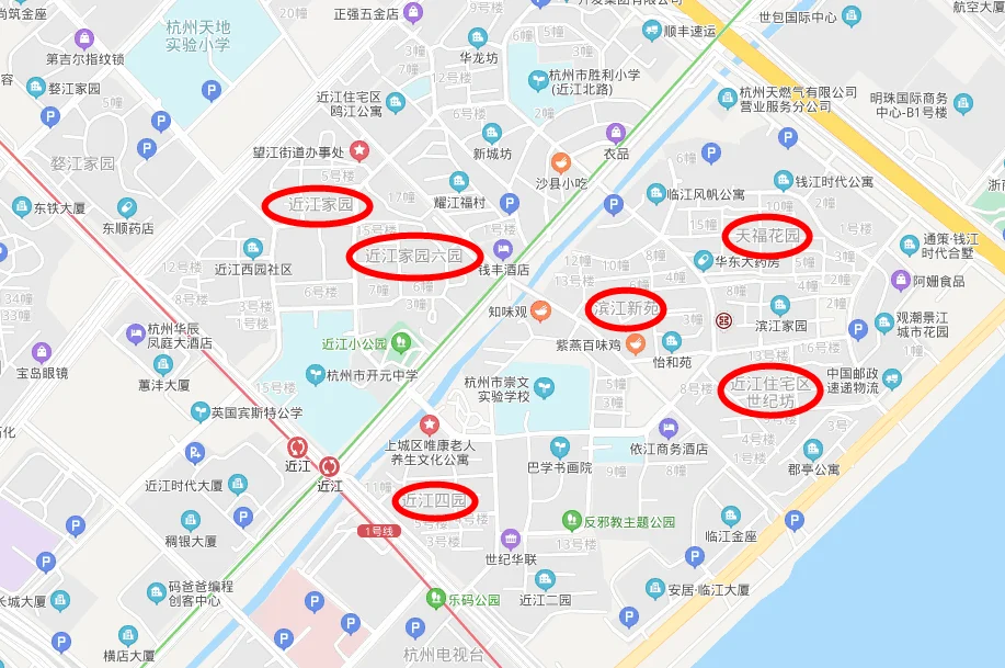 这是杭州近江地铁站附近的哪个小区(杭州近江地铁租房)2