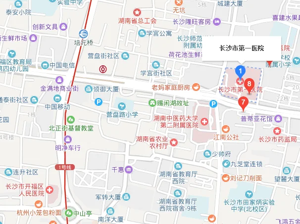 芙蓉广场地铁口到人民医院怎么走(长沙人民医院地铁几号出口)