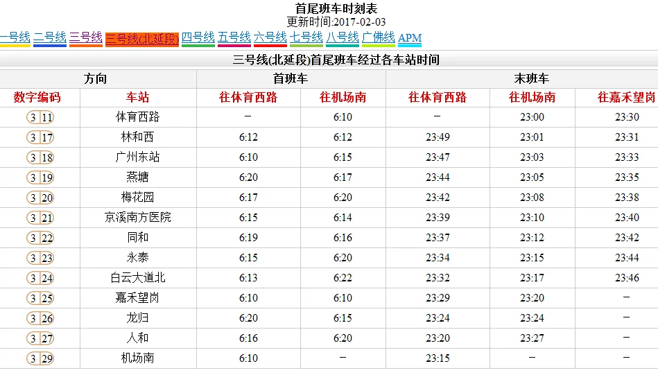 广州地铁几点停运(广州地铁春节停运)4