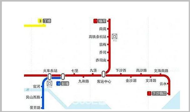 杭州地铁1号线到客运中心的路线怎么分成两条了是不是有两辆地铁给我们选择的(杭州客运中心地铁免费停车)