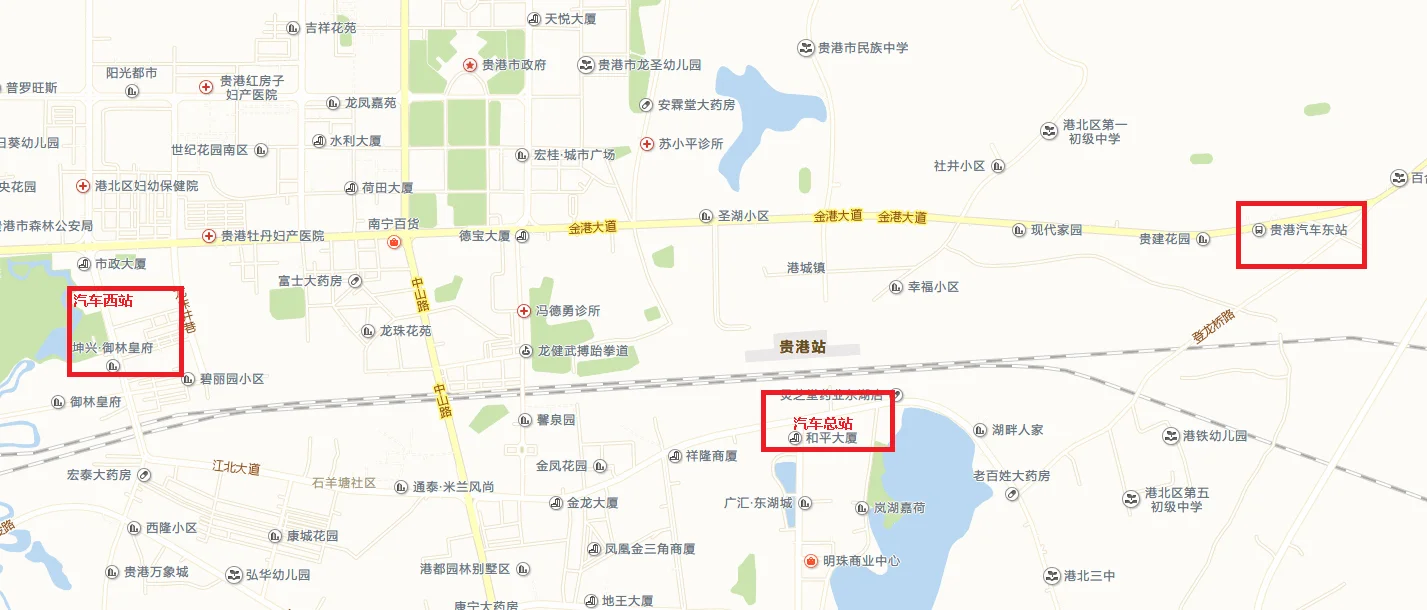 贵港高铁站在哪里(贵港高铁站前广场)4