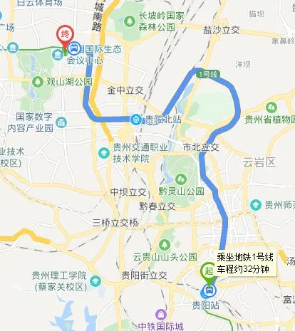 贵阳地铁一号线通过哪些地方（贵阳地铁国际生态会议中心哪个出口）2