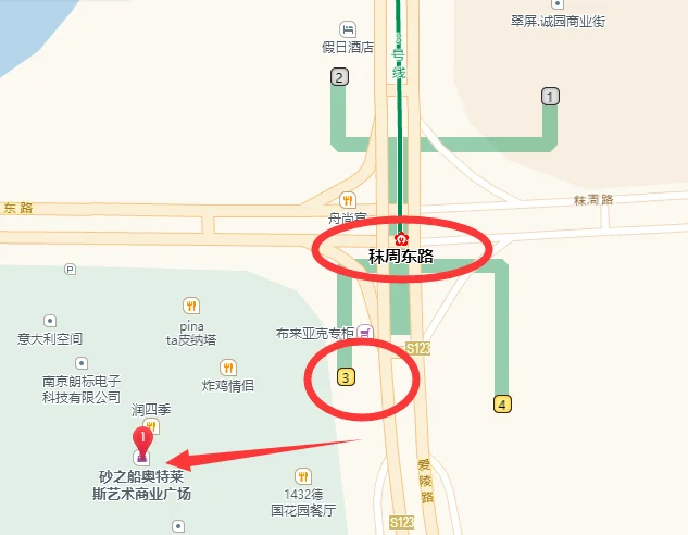 几号线到南京中央门奥特莱斯(南京奥特莱斯地铁站)1