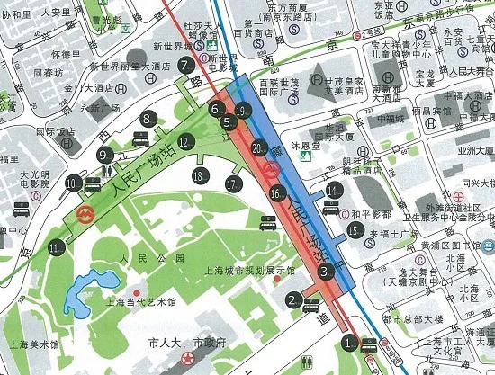 上海南京路步行街地铁坐到哪一站（几号地铁到上海南京路）2