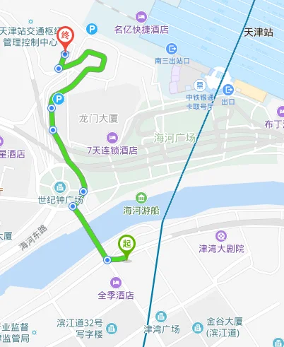 天津天塔附近的地铁站口在哪（天津天塔地铁口附近8路公交站）