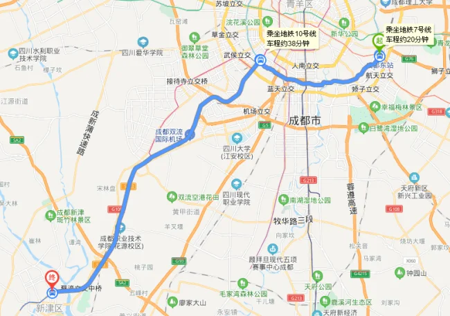 成都东站地铁到新津怎么坐（成都地铁东站到新津花桥镇）