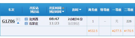 为何石家庄火车站为何不开通去沧州的高铁（沧州到石家庄火车高铁）1