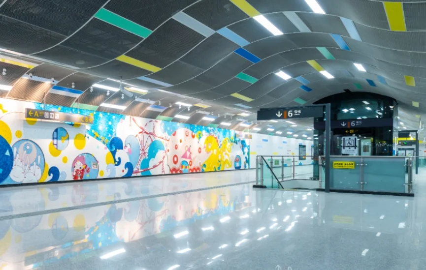 成都市地铁6号线站点详细站各（成都地铁6号线金府路站）3