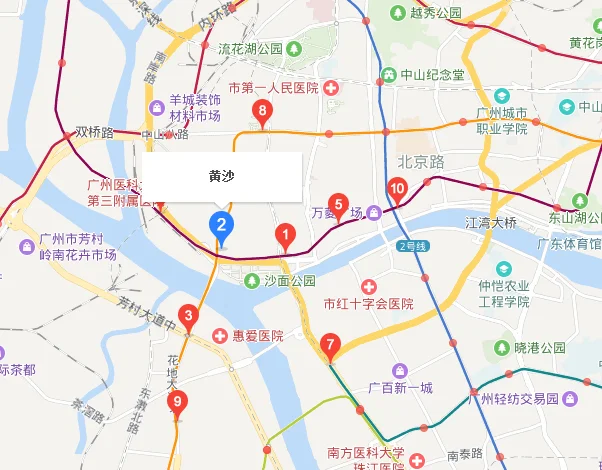 从番禺市桥坐地铁怎样去广州沙面(番禺广场坐地铁去沙面)1