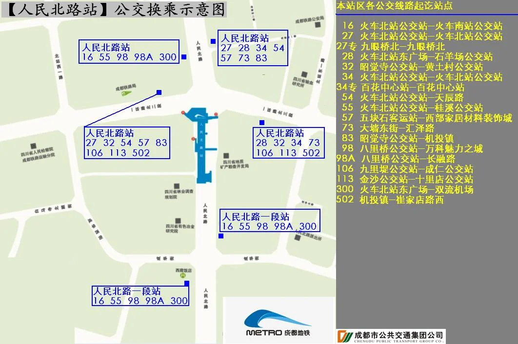 成都人民北路到视高乘车路线（成都人民北路坐地铁怎么走）