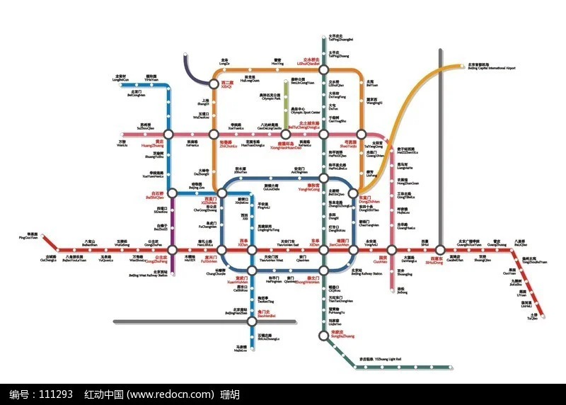 北京地铁线路图(被北京地铁图)4
