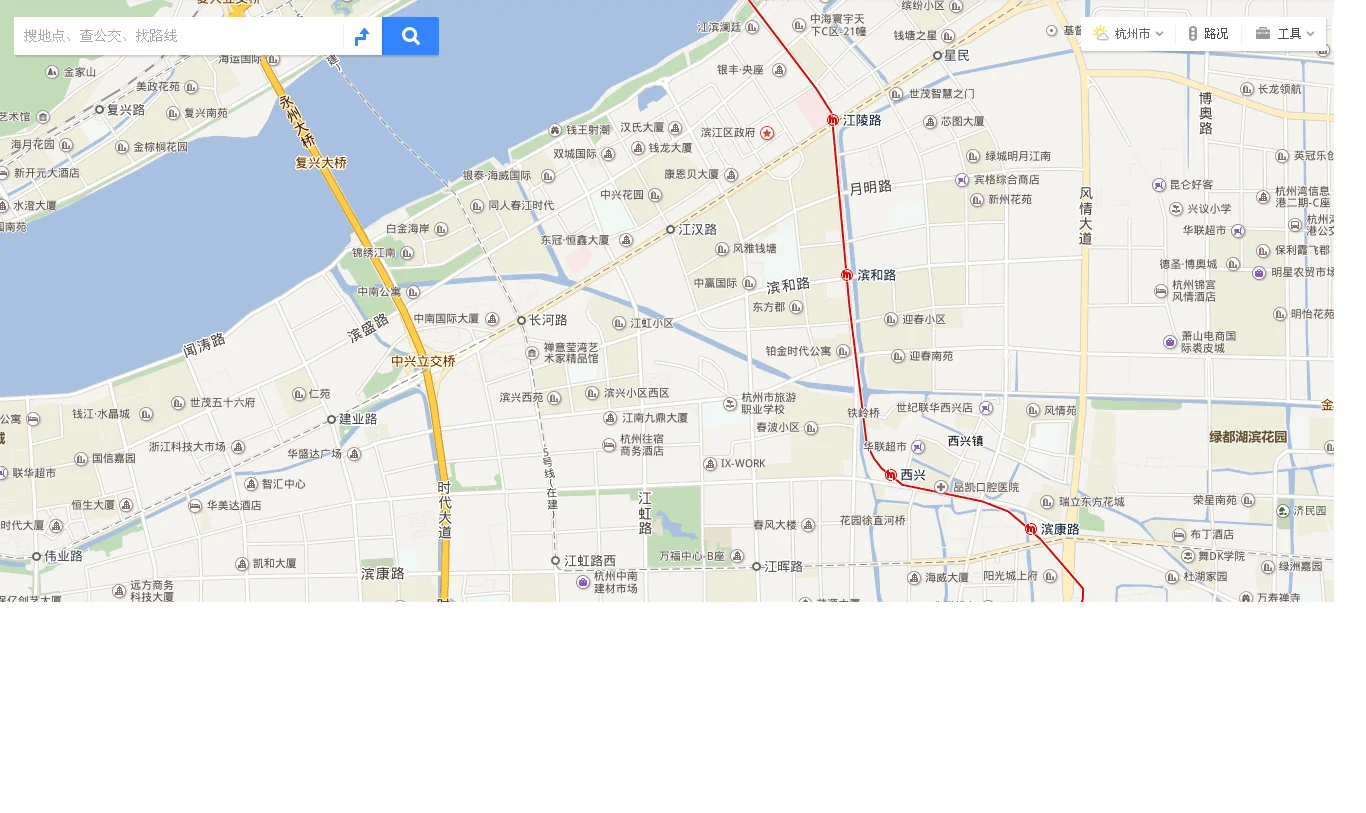 杭州地铁滨江西兴站 附近不知道哪里有停车不抄牌的安全地带（地铁西兴站规划）