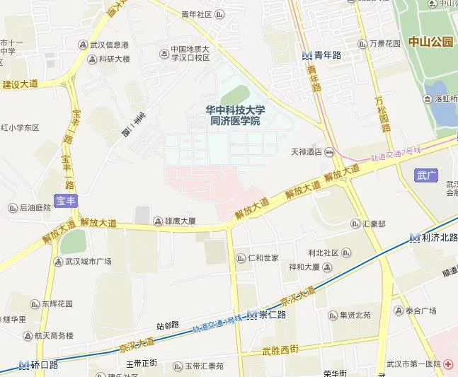 从武汉站坐地铁到同济医院的路线有哪些(宝通寺到武汉同济医院地铁)2