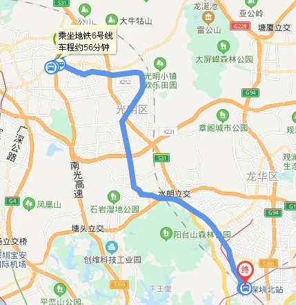 从合水口站到安托山怎么坐地铁（深圳合水口最近地铁口）2