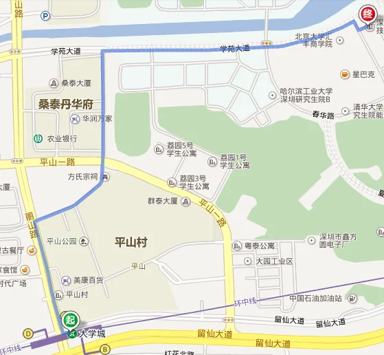 从深圳大学城站到福田景田东路福田图书馆大夏7o号怎么乘车(公交地铁)（深圳大学城图书馆地铁）