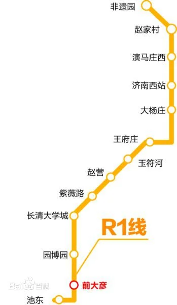济南地铁详细路线(济南R1线地铁时间表)2