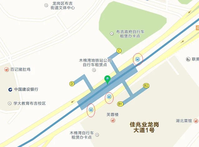 木棉湾地铁站哪个出口是往银湖路方向的（木棉湾地铁站1站是哪一个出口）