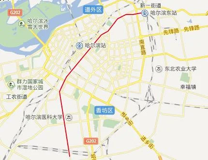 哈尔滨地铁1号线的线路数据（2017哈尔滨地铁线路图）2