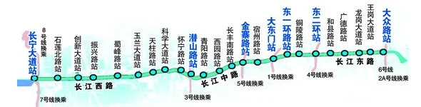 合肥地铁1号线详细线路图合肥地铁1号线有哪些（合肥地铁线路图最新高清图片）2