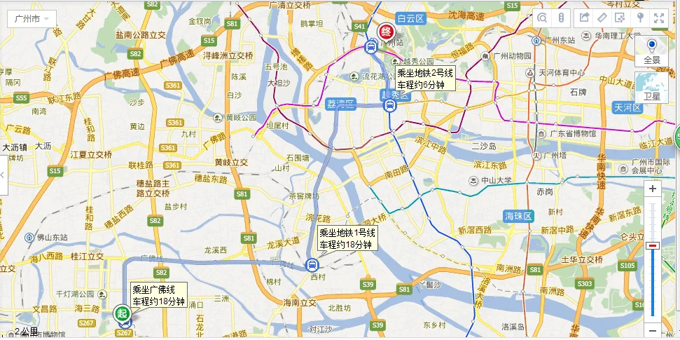 广佛地铁的路线（广佛地铁雷岗站A出口）
