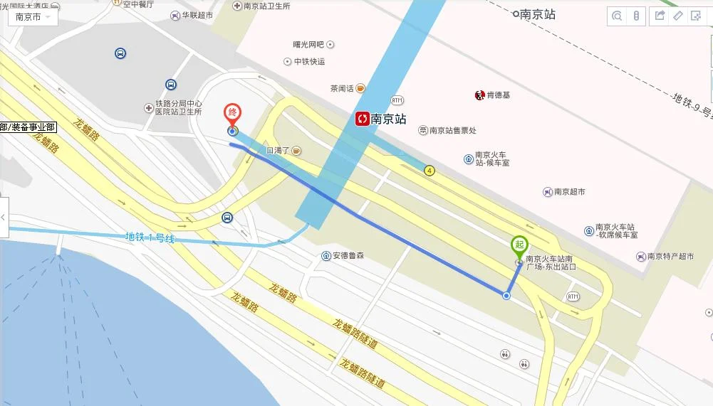 从南京南站高铁下车怎么换乘地铁1号线（南京地铁1号线新列车出站）3