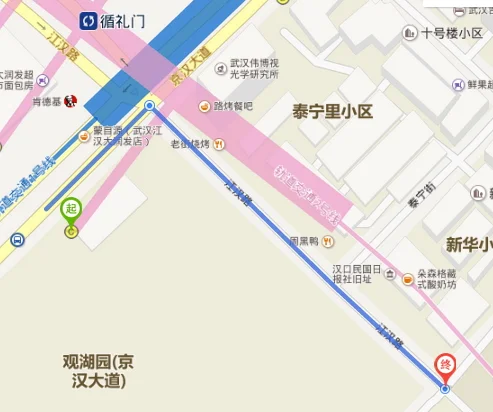 循礼门地铁c出口南走150米(武汉地铁循礼门的出口)4