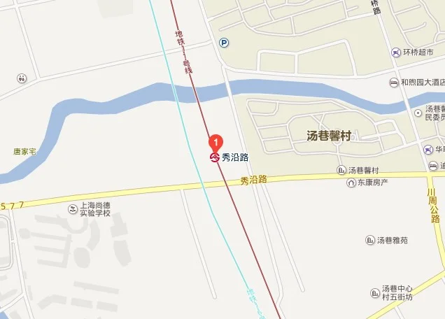 上海地铁11号线秀沿路站在秀沿路哪一段靠什么路呢（秀沿路到徐家汇地铁站）