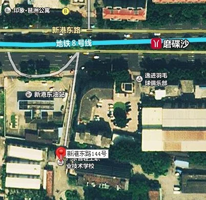 广州地铁赤沙车辆段在磨碟沙C出口处后离那里还有多远怎么去（磨碟沙地铁出口）1