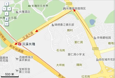 广州谢村地铁7号线离钟村最近的那个出口（钟村地铁站南国奥园出口）3