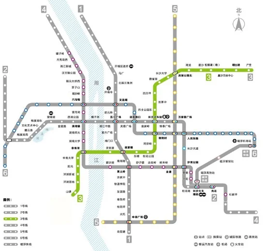 长沙地铁3号线站点(长沙开元路口地铁线)3