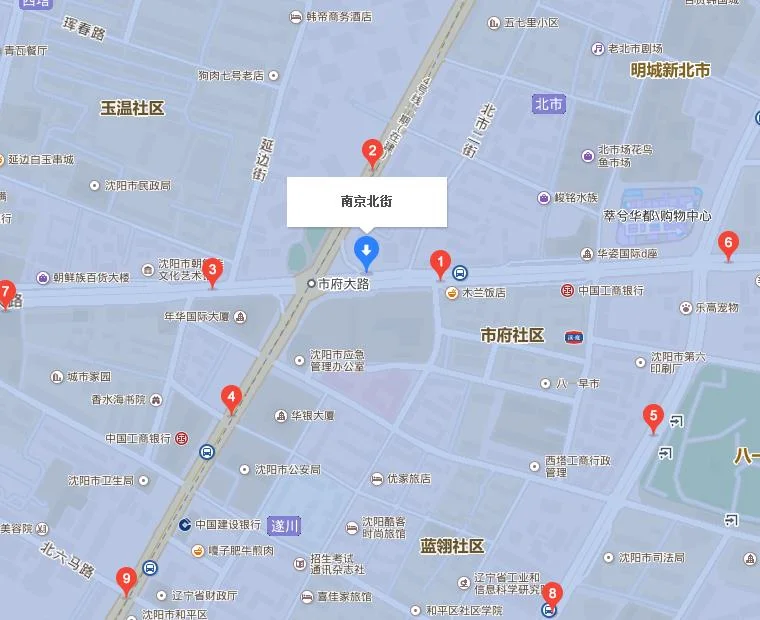 沈阳地铁一号线路线图（沈阳南京北街地铁一号线）