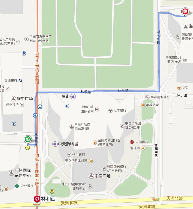 广州地铁林和西A出口耀宗广场B座1210（广州地铁林和西a出口）2