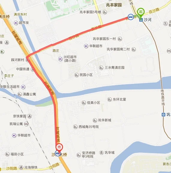 北京新开的地铁昌平线 沙河站附近的公交有哪些线路(沙河地铁站附近的公交)