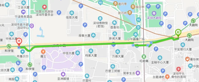 科学馆到南山地铁站（西丽到科学馆地铁站）1