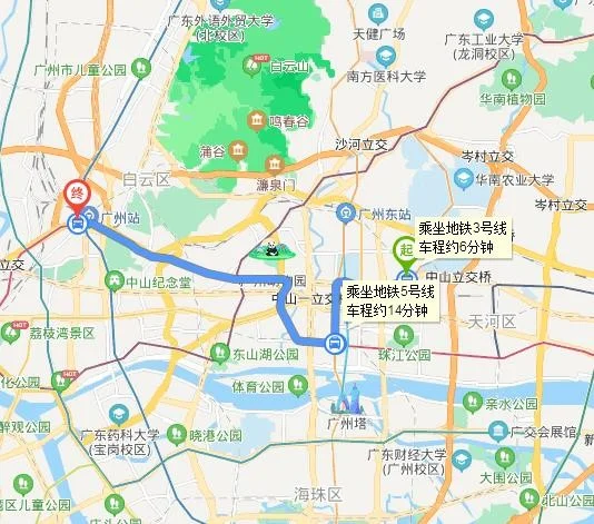 从岗顶到广州火车站地铁要多久票价首末车(岗顶到广州火车站地铁多久)2