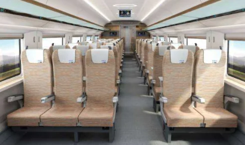 高铁座位分布图 二等座为什么没有e（高铁座位没有e）4