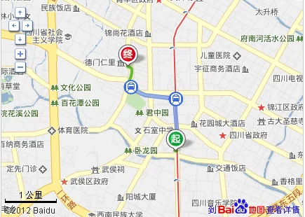 从成都东站出来要去离杜甫草堂近些的宾馆住坐地铁几号线（成都地铁周边宾馆）